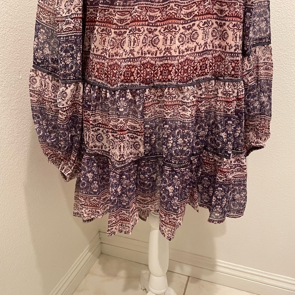 NWT Olivaceous Boho Dress purple Size M - Picture 4 of 9